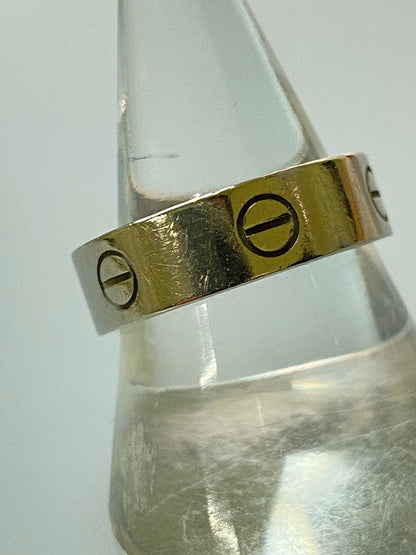【中古品】【メンズ】 CARTIER カルティエ LOVE RING K18WG 指輪 リング アクセサリー 182-260305-AS-66-min カラー：シルバー 万代Net店
