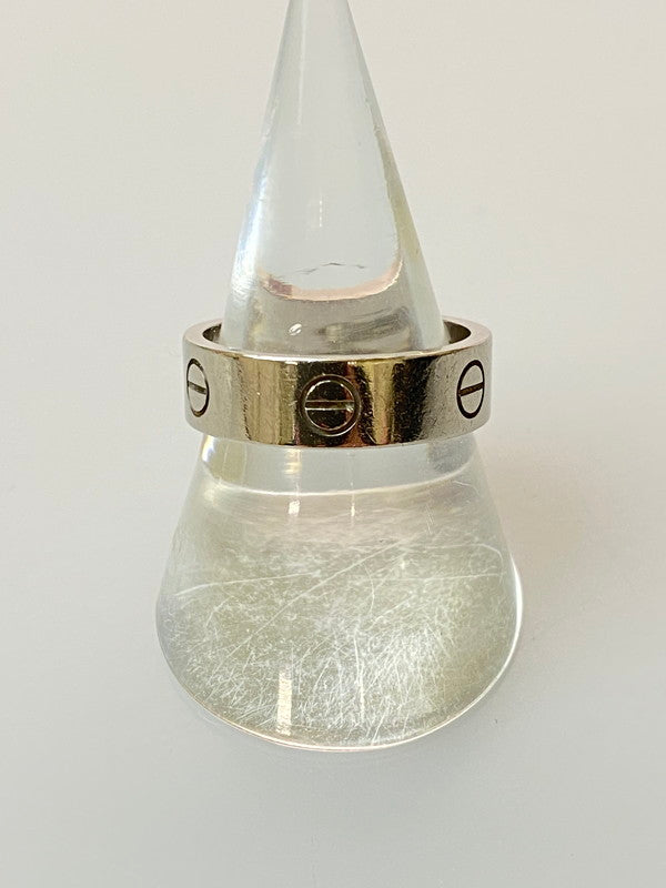 【中古品】【メンズ】 CARTIER カルティエ LOVE RING K18WG 指輪 リング アクセサリー 182-260305-AS-66-min カラー：シルバー 万代Net店