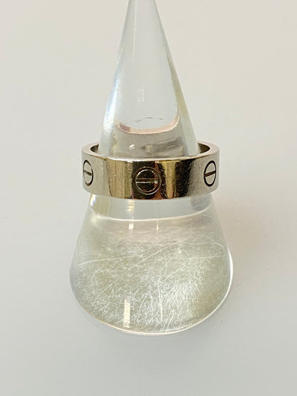 【中古品】【メンズ】 CARTIER カルティエ LOVE RING K18WG 指輪 リング アクセサリー 182-260305-AS-66-min カラー：シルバー 万代Net店