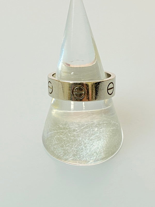 【中古品】【メンズ】 CARTIER カルティエ LOVE RING K18WG 指輪 リング アクセサリー 182-260305-AS-66-min カラー：シルバー 万代Net店