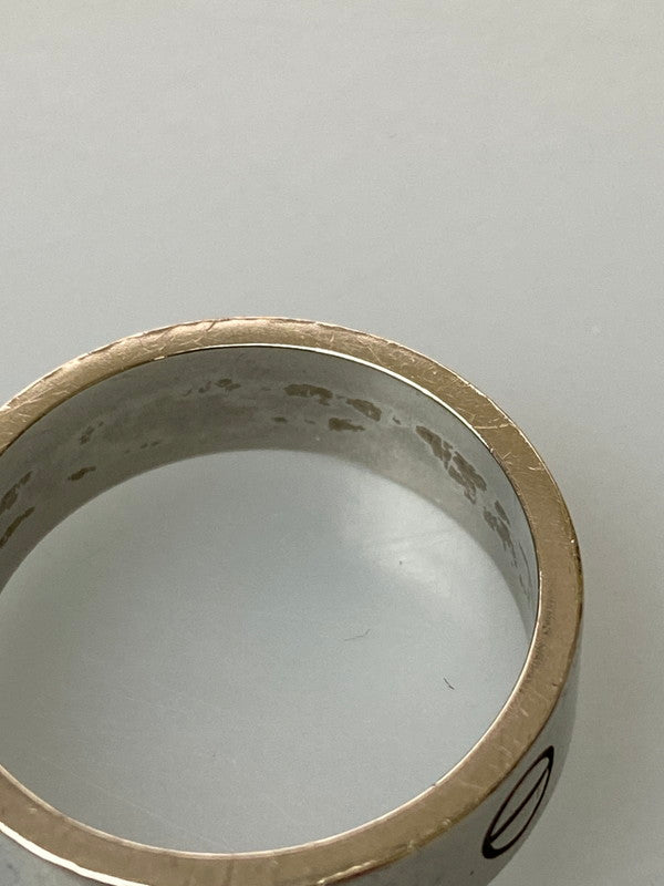 【中古品】【メンズ】 CARTIER カルティエ LOVE RING K18WG 指輪 リング アクセサリー 182-260305-AS-66-min カラー：シルバー 万代Net店