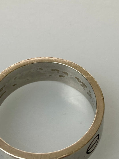 【中古品】【メンズ】 CARTIER カルティエ LOVE RING K18WG 指輪 リング アクセサリー 182-260305-AS-66-min カラー：シルバー 万代Net店