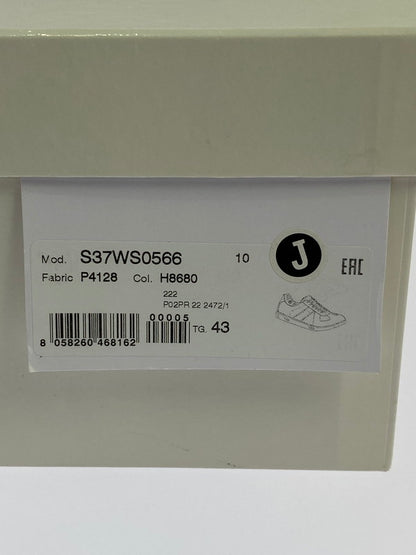 【中古品】【メンズ】 MAISON MARGIELA メゾンマルジェラ REPLICA GERMAN TRAINER S37WS0566 レプリカ ジャーマントレーナー スニーカー靴 162-260306-jt-05-min サイズ：43 カラー：ブラック/ホワイト 万代Net店