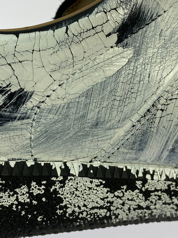 【中古品】【メンズ】 MAISON MARGIELA メゾンマルジェラ REPLICA GERMAN TRAINER S37WS0566 レプリカ ジャーマントレーナー スニーカー靴 162-260306-jt-05-min サイズ：43 カラー：ブラック/ホワイト 万代Net店