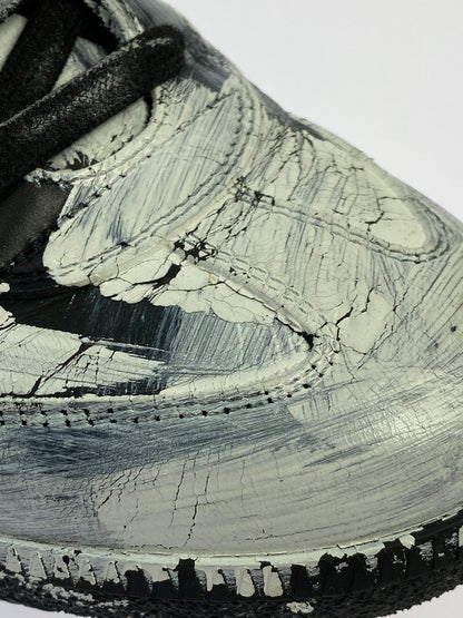 【中古品】【メンズ】 MAISON MARGIELA メゾンマルジェラ REPLICA GERMAN TRAINER S37WS0566 レプリカ ジャーマントレーナー スニーカー靴 162-260306-jt-05-min サイズ：43 カラー：ブラック/ホワイト 万代Net店