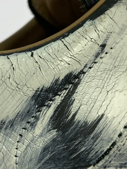 【中古品】【メンズ】 MAISON MARGIELA メゾンマルジェラ REPLICA GERMAN TRAINER S37WS0566 レプリカ ジャーマントレーナー スニーカー靴 162-260306-jt-05-min サイズ：43 カラー：ブラック/ホワイト 万代Net店