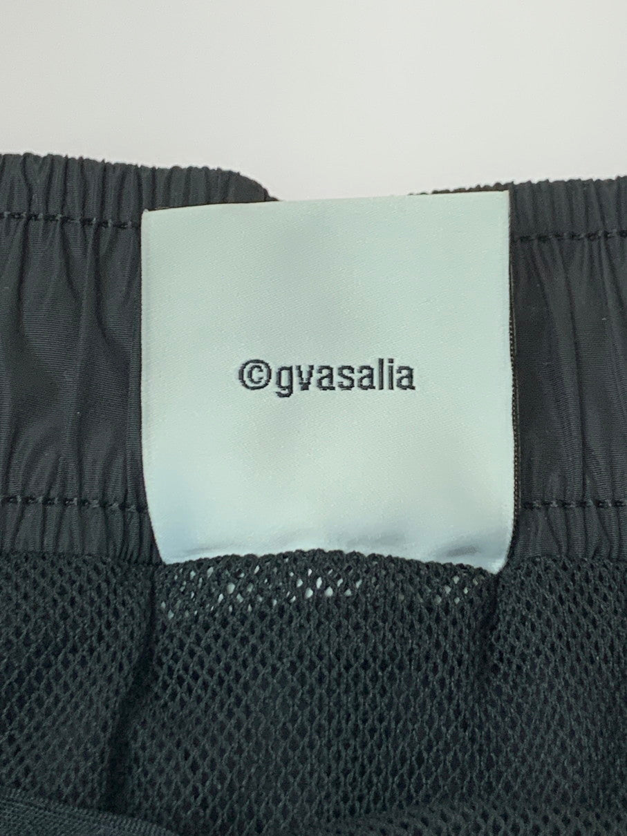 【中古品】【メンズ】 VETEMENTS ヴェトモン BLACK LOGO SWIM SHORTS ME63SW700B ブラック ロゴ スウィム ショーツ 海水パンツ メンズ ショートパンツ 152-260311-em-14-min サイズ：S カラー：ブラック 万代Net店