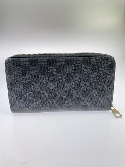 【中古品】【メンズ/レディース】 LOUIS VUITTON ルイ・ヴィトン LONG WALLET N63077 CA0182 ダミエグラフィット ジッピーオーガナイザー 長財布 179-260316-yn-23-min カラー：ブラック 万代Net店