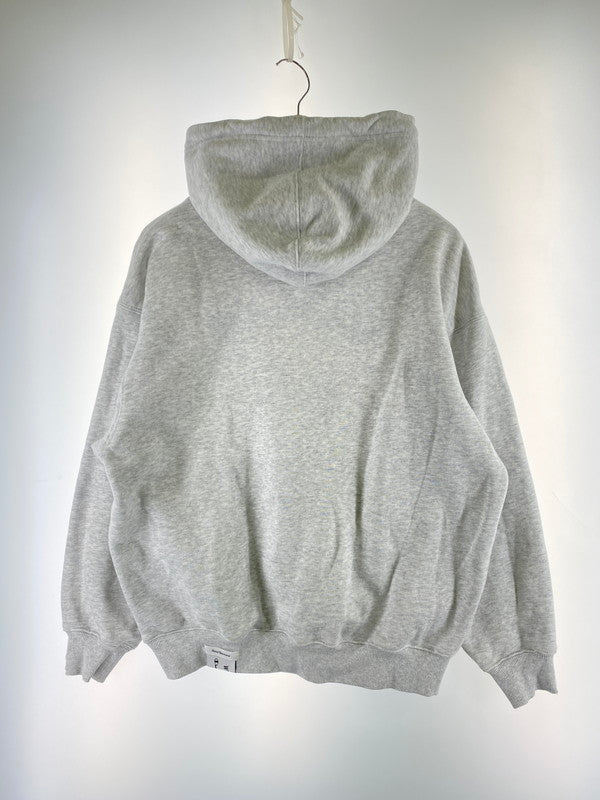 【中古品】【メンズ】 WTAPS ダブルタップス × CHAMPION チャンピオン HOODED SWEATSHIRT C8-D107 フーデッド スウェットシャツ メンズ トップス パーカー 142-260311-em-27-min サイズ：M カラー：ライトグレー 万代Net店