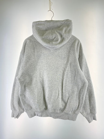 【中古品】【メンズ】 WTAPS ダブルタップス × CHAMPION チャンピオン HOODED SWEATSHIRT C8-D107 フーデッド スウェットシャツ メンズ トップス パーカー 142-260311-em-27-min サイズ：M カラー：ライトグレー 万代Net店