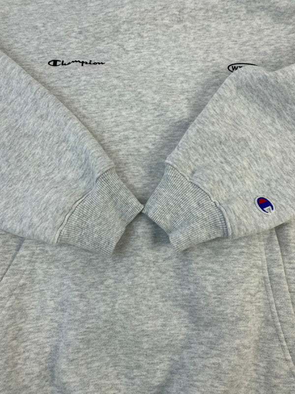 【中古品】【メンズ】 WTAPS ダブルタップス × CHAMPION チャンピオン HOODED SWEATSHIRT C8-D107 フーデッド スウェットシャツ メンズ トップス パーカー 142-260311-em-27-min サイズ：M カラー：ライトグレー 万代Net店