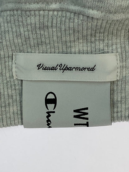 【中古品】【メンズ】 WTAPS ダブルタップス × CHAMPION チャンピオン HOODED SWEATSHIRT C8-D107 フーデッド スウェットシャツ メンズ トップス パーカー 142-260311-em-27-min サイズ：M カラー：ライトグレー 万代Net店