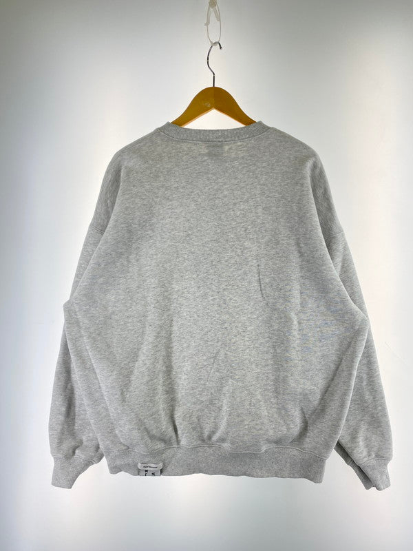 【中古品】【メンズ】 WTAPS ダブルタップス × CHAMPION チャンピオン ACADEMY CREW NECK C8-D016 アカデミー クルーネック メンズ トップス スウェット トレーナー 142-260311-em-25-min サイズ：XL カラー：ライトグレー 万代Net店