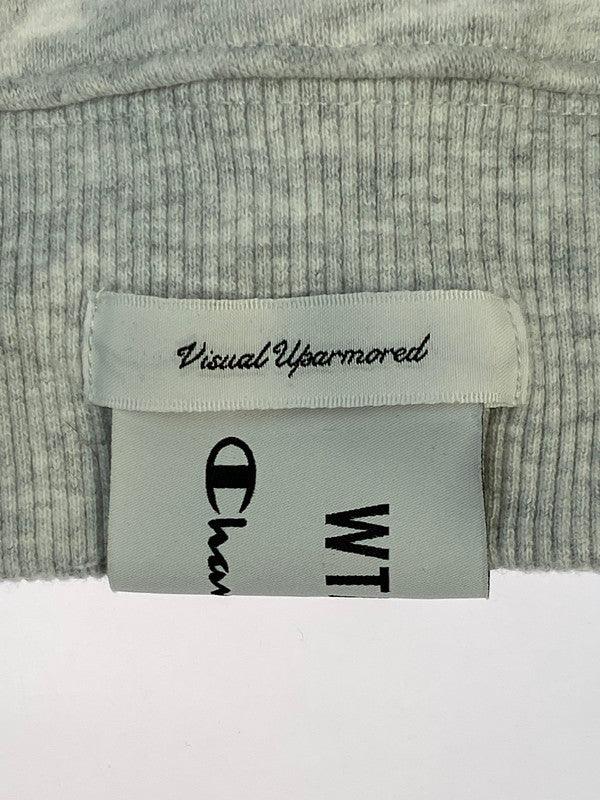 【中古品】【メンズ】 WTAPS ダブルタップス × CHAMPION チャンピオン ACADEMY CREW NECK C8-D016 アカデミー クルーネック メンズ トップス スウェット トレーナー 142-260311-em-25-min サイズ：XL カラー：ライトグレー 万代Net店