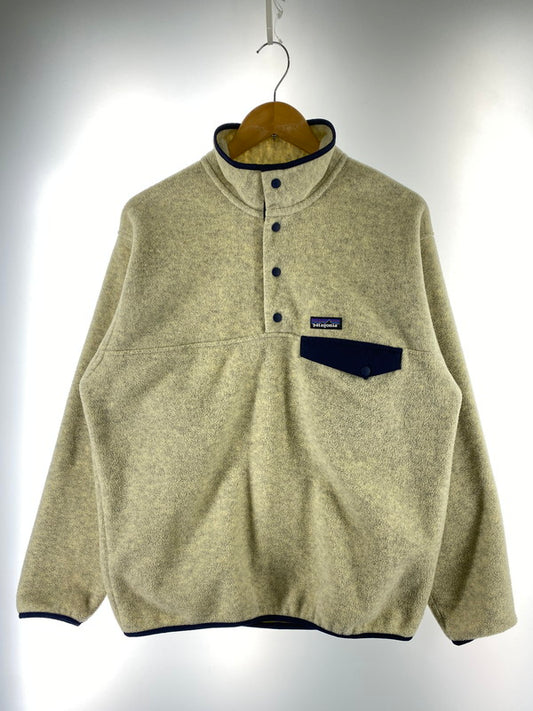 【中古品】【メンズ】 patagonia パタゴニア SYNCHILLA SNAP-T 25450FA17 シンチラ スナップT プルオーバー メンズ フリースジャケット 144-260311-em-32-min サイズ：M カラー：クリーム系 万代Net店
