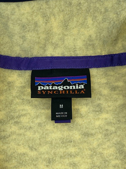 【中古品】【メンズ】 patagonia パタゴニア SYNCHILLA SNAP-T 25450FA17 シンチラ スナップT プルオーバー メンズ フリースジャケット 144-260311-em-32-min サイズ：M カラー：クリーム系 万代Net店