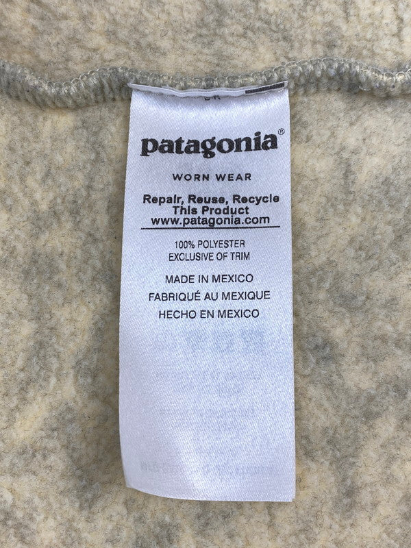 【中古品】【メンズ】 patagonia パタゴニア SYNCHILLA SNAP-T 25450FA17 シンチラ スナップT プルオーバー メンズ フリースジャケット 144-260311-em-32-min サイズ：M カラー：クリーム系 万代Net店