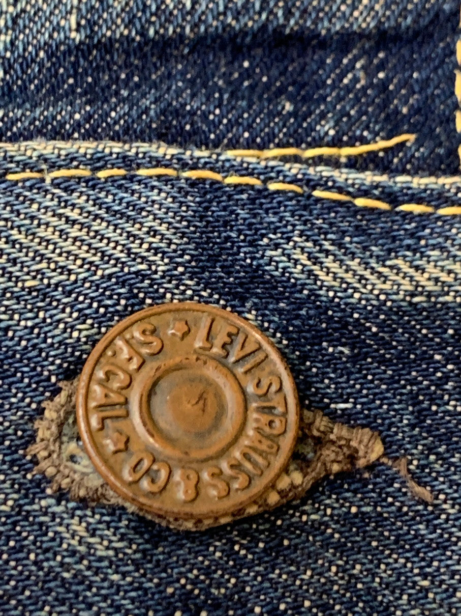 【中古品】【メンズ】 Levi's リーバイス 60S 3RD TYPE DENIM JACKET 60年代 デニムジャケット 袖カットオフ メンズ ベスト 146-260311-em-09-min カラー：インディゴブルー 万代Net店