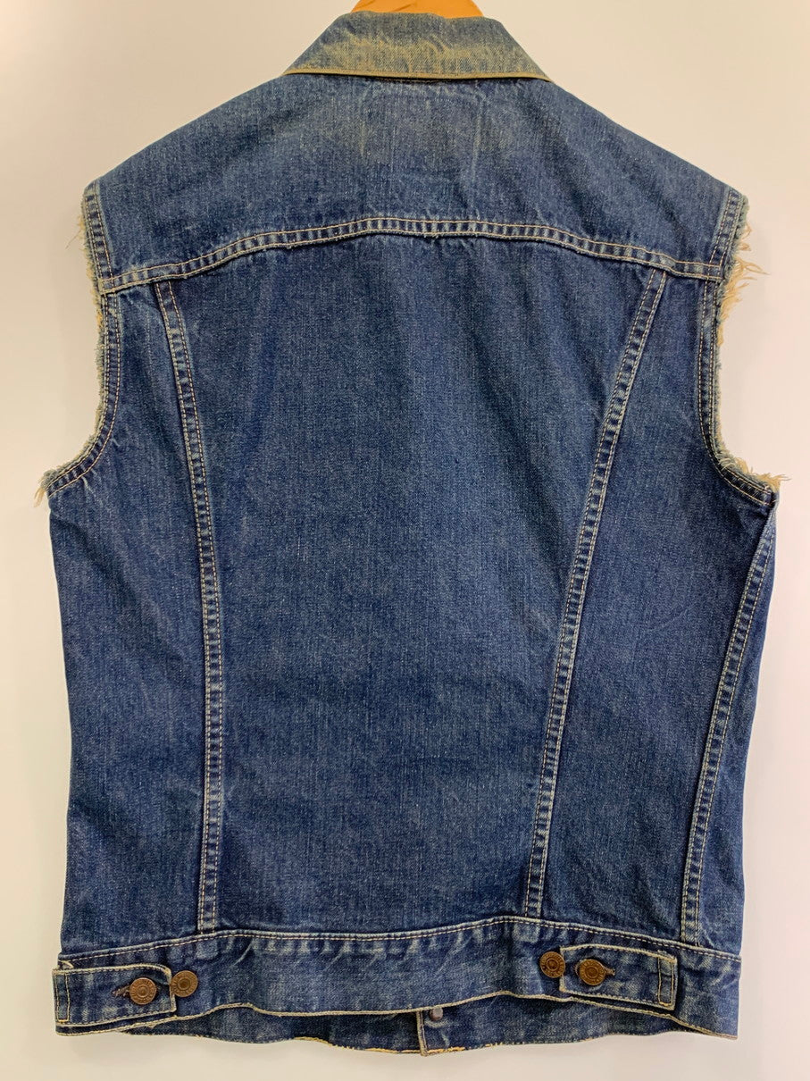 【中古品】【メンズ】 Levi's リーバイス 60S 3RD TYPE DENIM JACKET 60年代 デニムジャケット 袖カットオフ メンズ ベスト 146-260311-em-09-min カラー：インディゴブルー 万代Net店