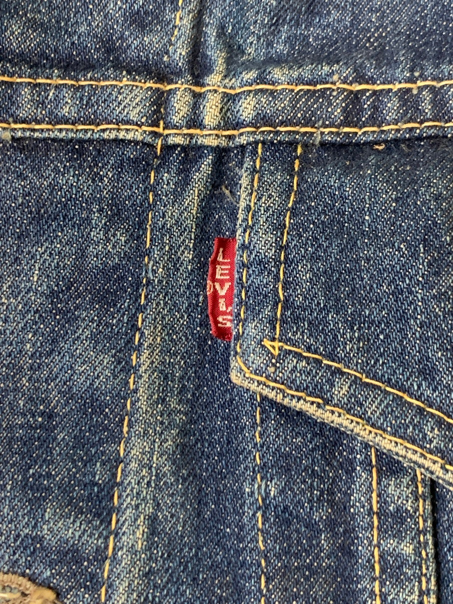【中古品】【メンズ】 Levi's リーバイス 60S 3RD TYPE DENIM JACKET 60年代 デニムジャケット 袖カットオフ メンズ ベスト 146-260311-em-09-min カラー：インディゴブルー 万代Net店