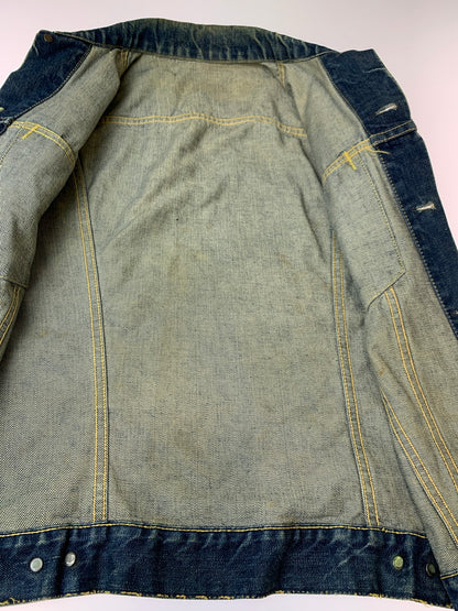 【中古品】【メンズ】 Levi's リーバイス 60S 3RD TYPE DENIM JACKET 60年代 デニムジャケット 袖カットオフ メンズ ベスト 146-260311-em-09-min カラー：インディゴブルー 万代Net店