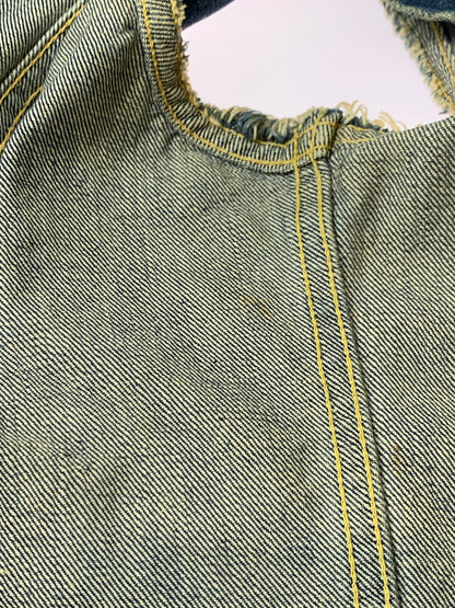 【中古品】【メンズ】 Levi's リーバイス 60S 3RD TYPE DENIM JACKET 60年代 デニムジャケット 袖カットオフ メンズ ベスト 146-260311-em-09-min カラー：インディゴブルー 万代Net店