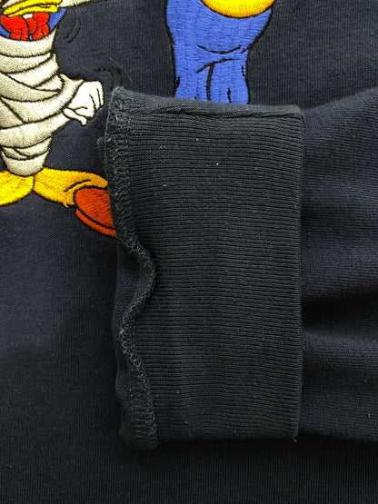 【中古品】【メンズ】 DISNEY ディズニー 90's DUCK TAPE L/S TEE 90年代 ロングスリーブTシャツ 長袖Tシャツ トップス 146-260715-yn-29-min サイズ：L カラー：ネイビー 万代Net店