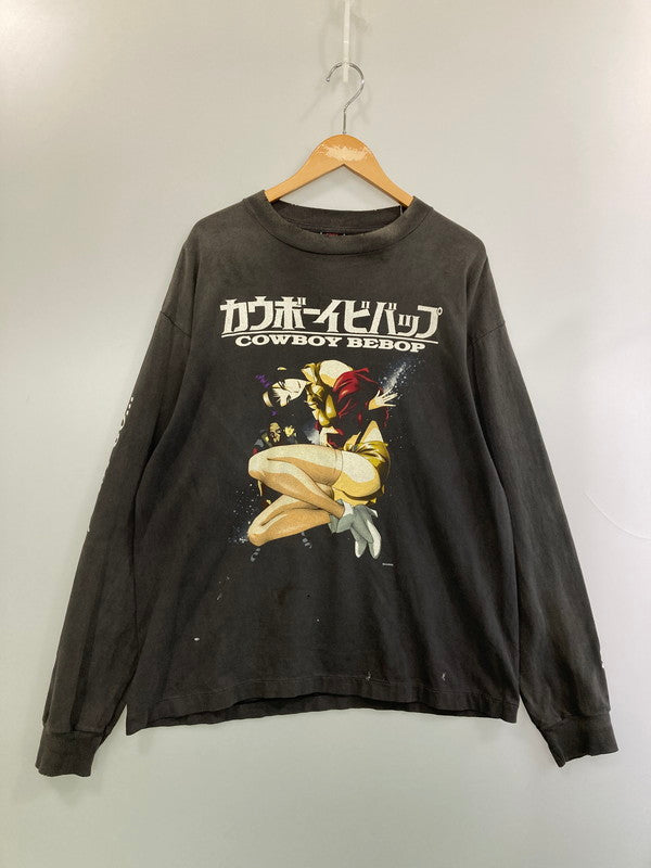 【中古品】【メンズ】 SAINT MICHAEL セント マイケル ×FASHION VICTIMSM-HR8-000-C05 25SS CB LS TEE COWBOY BEBOP カウボーイビバップ Tシャツ トップス 141-260314-zi-04-min サイズ：L カラー：グレー 万代Net店