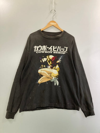【中古品】【メンズ】 SAINT MICHAEL セント マイケル ×FASHION VICTIMSM-HR8-000-C05 25SS CB LS TEE COWBOY BEBOP カウボーイビバップ Tシャツ トップス 141-260314-zi-04-min サイズ：L カラー：グレー 万代Net店
