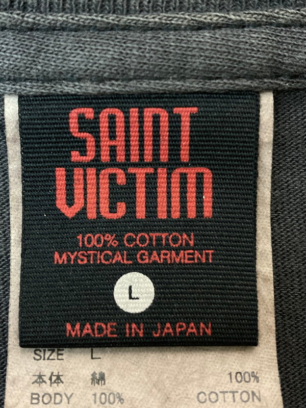 【中古品】【メンズ】 SAINT MICHAEL セント マイケル ×FASHION VICTIMSM-HR8-000-C05 25SS CB LS TEE COWBOY BEBOP カウボーイビバップ Tシャツ トップス 141-260314-zi-04-min サイズ：L カラー：グレー 万代Net店