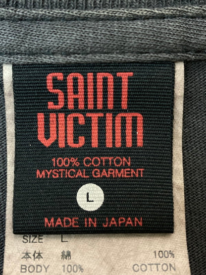 【中古品】【メンズ】 SAINT MICHAEL セント マイケル ×FASHION VICTIMSM-HR8-000-C05 25SS CB LS TEE COWBOY BEBOP カウボーイビバップ Tシャツ トップス 141-260314-zi-04-min サイズ：L カラー：グレー 万代Net店