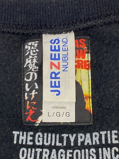 【中古品】【メンズ】 WACKO MARIA ワコマリア THE TEXAS CHAINSAW MASSACRE SWEAT SHIRT テキサス チェーンソー マサカー スウェットシャツ メンズ 長袖 トレーナー トップス 142-260311-em-26-min サイズ：L カラー：ブラック 万代Net店