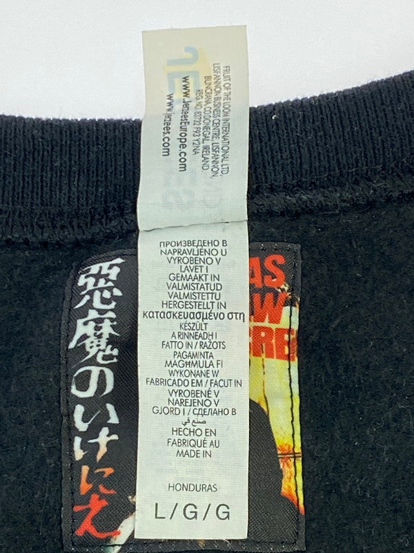 【中古品】【メンズ】 WACKO MARIA ワコマリア THE TEXAS CHAINSAW MASSACRE SWEAT SHIRT テキサス チェーンソー マサカー スウェットシャツ メンズ 長袖 トレーナー トップス 142-260311-em-26-min サイズ：L カラー：ブラック 万代Net店