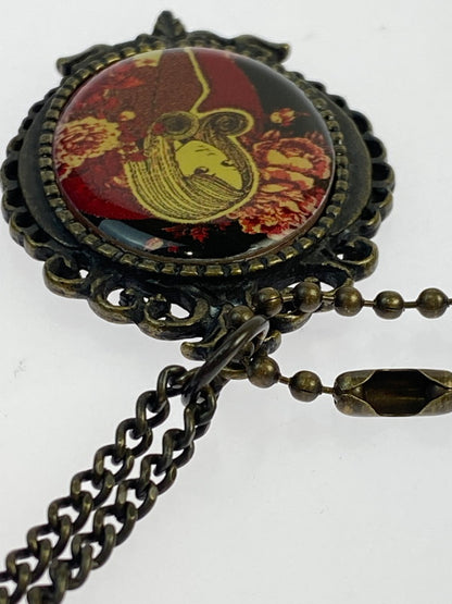 【中古品】【メンズ/レディース】 S'YTE × JUNJI ITO NECKLACE サイト 伊藤潤二 コラボ ネックレス アクセサリー 192-260316-yn-28-min カラー：ブラウン 万代Net店