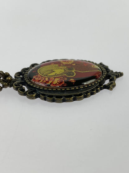 【中古品】【メンズ/レディース】 S'YTE × JUNJI ITO NECKLACE サイト 伊藤潤二 コラボ ネックレス アクセサリー 192-260316-yn-28-min カラー：ブラウン 万代Net店
