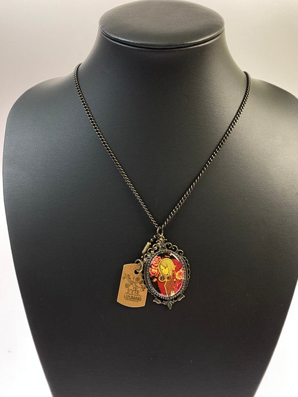 【中古品】【メンズ/レディース】 S'YTE × JUNJI ITO NECKLACE サイト 伊藤潤二 コラボ ネックレス アクセサリー 192-260316-yn-28-min カラー：ブラウン 万代Net店