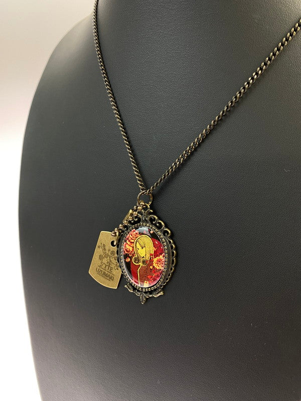 【中古品】【メンズ/レディース】 S'YTE × JUNJI ITO NECKLACE サイト 伊藤潤二 コラボ ネックレス アクセサリー 192-260316-yn-28-min カラー：ブラウン 万代Net店