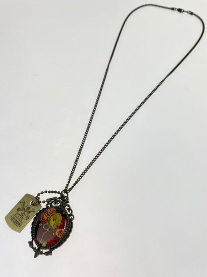 【中古品】【メンズ/レディース】 S'YTE × JUNJI ITO NECKLACE サイト 伊藤潤二 コラボ ネックレス アクセサリー 192-260316-yn-28-min カラー：ブラウン 万代Net店
