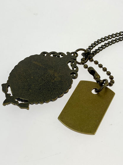 【中古品】【メンズ/レディース】 S'YTE × JUNJI ITO NECKLACE サイト 伊藤潤二 コラボ ネックレス アクセサリー 192-260316-yn-28-min カラー：ブラウン 万代Net店
