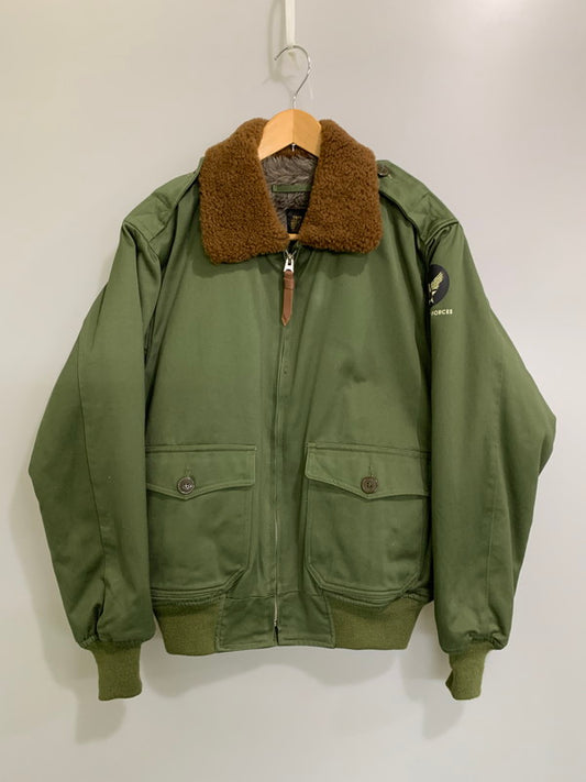 【中古品】【メンズ】 SESSLER セスラー MFG TYPE B-10 FLIGHT JACKET フライトジャケット アウター 145-260312-SH-09-min サイズ：38 カラー：カーキ 万代Net店