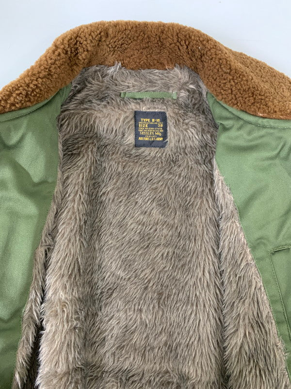 【中古品】【メンズ】 SESSLER セスラー MFG TYPE B-10 FLIGHT JACKET フライトジャケット アウター 145-260312-SH-09-min サイズ：38 カラー：カーキ 万代Net店