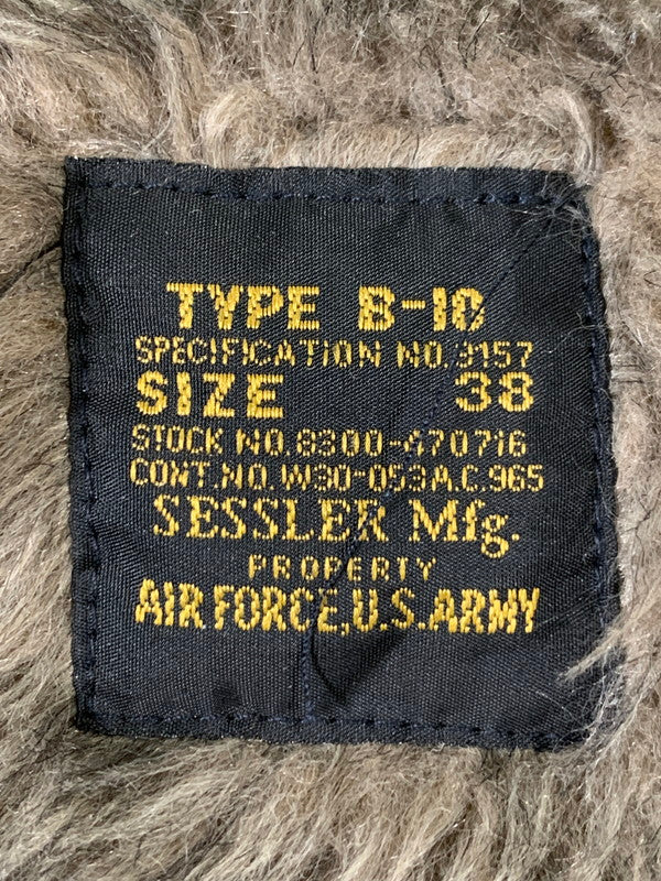【中古品】【メンズ】 SESSLER セスラー MFG TYPE B-10 FLIGHT JACKET フライトジャケット アウター 145-260312-SH-09-min サイズ：38 カラー：カーキ 万代Net店