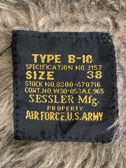 【中古品】【メンズ】 SESSLER セスラー MFG TYPE B-10 FLIGHT JACKET フライトジャケット アウター 145-260312-SH-09-min サイズ：38 カラー：カーキ 万代Net店