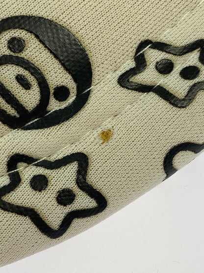 【現状渡し品】【メンズ/レディース】 A BATHING APE アベイシングエイプ MILO MONOGRAM MESH CAP マイロ モノグラム メッシュ キャップ 帽子 185-260313-yn-13-min サイズ：F カラー：ブラック 万代Net店