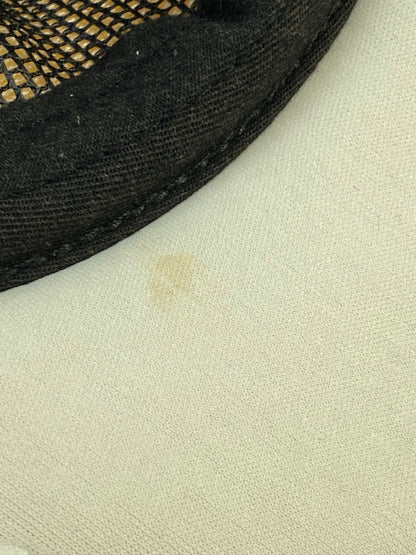 【現状渡し品】【メンズ/レディース】 A BATHING APE アベイシングエイプ MILO MONOGRAM MESH CAP マイロ モノグラム メッシュ キャップ 帽子 185-260313-yn-13-min サイズ：F カラー：ブラック 万代Net店