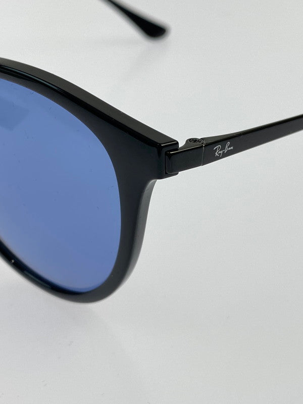 【中古品】【メンズ】 Ray-Ban レイバン ブルーレンズ サングラス RB4334D 55□19-145 メガネ ファッション 203-260318-em-26-min カラー：ブラック/ブルー 万代Net店