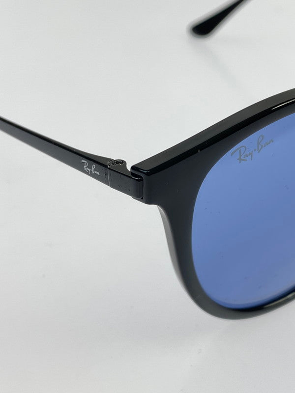 【中古品】【メンズ】 Ray-Ban レイバン ブルーレンズ サングラス RB4334D 55□19-145 メガネ ファッション 203-260318-em-26-min カラー：ブラック/ブルー 万代Net店