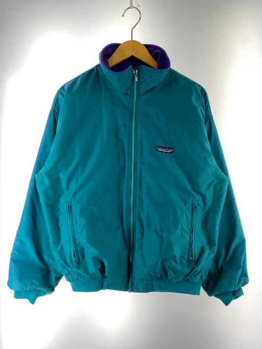 【中古品】【メンズ】 patagonia パタゴニア シェルドシンチラ フリースライナー ナイロンジャケット 28119 80S USA製 メンズ アウター 144-260311-em-33-min サイズ：12 カラー：ターコイズ 万代Net店