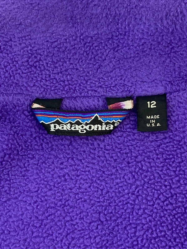 【中古品】【メンズ】 patagonia パタゴニア シェルドシンチラ フリースライナー ナイロンジャケット 28119 80S USA製 メンズ アウター 144-260311-em-33-min サイズ：12 カラー：ターコイズ 万代Net店