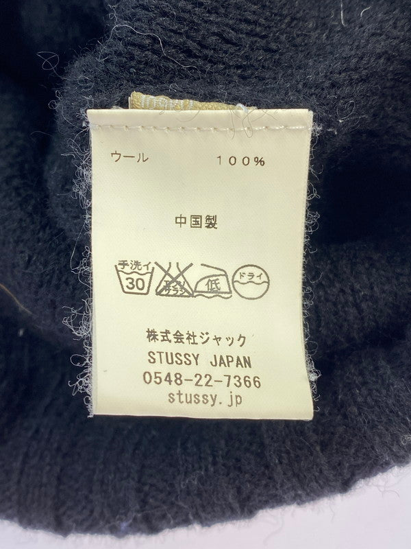 【中古品】【メンズ】 STUSSY ステューシー 00's WOOL KNIT CAP ウール ニットキャップ 帽子 185-260313-yn-15-min カラー：ブラック 万代Net店